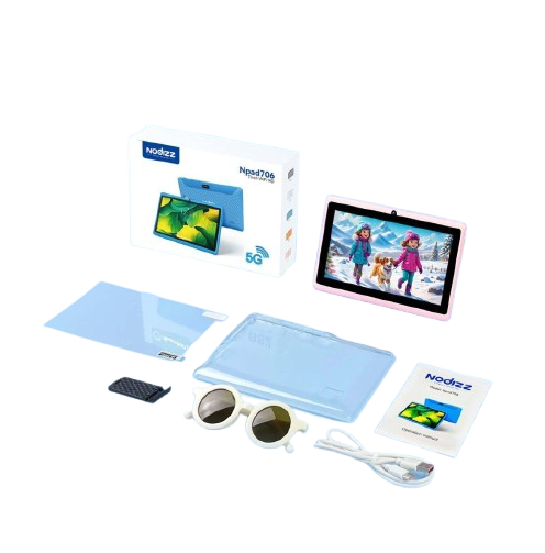 NODIZZ 7" NPad 706 Kids Tablet – WiFi, 4+128GB, 3200mAh 🔋
