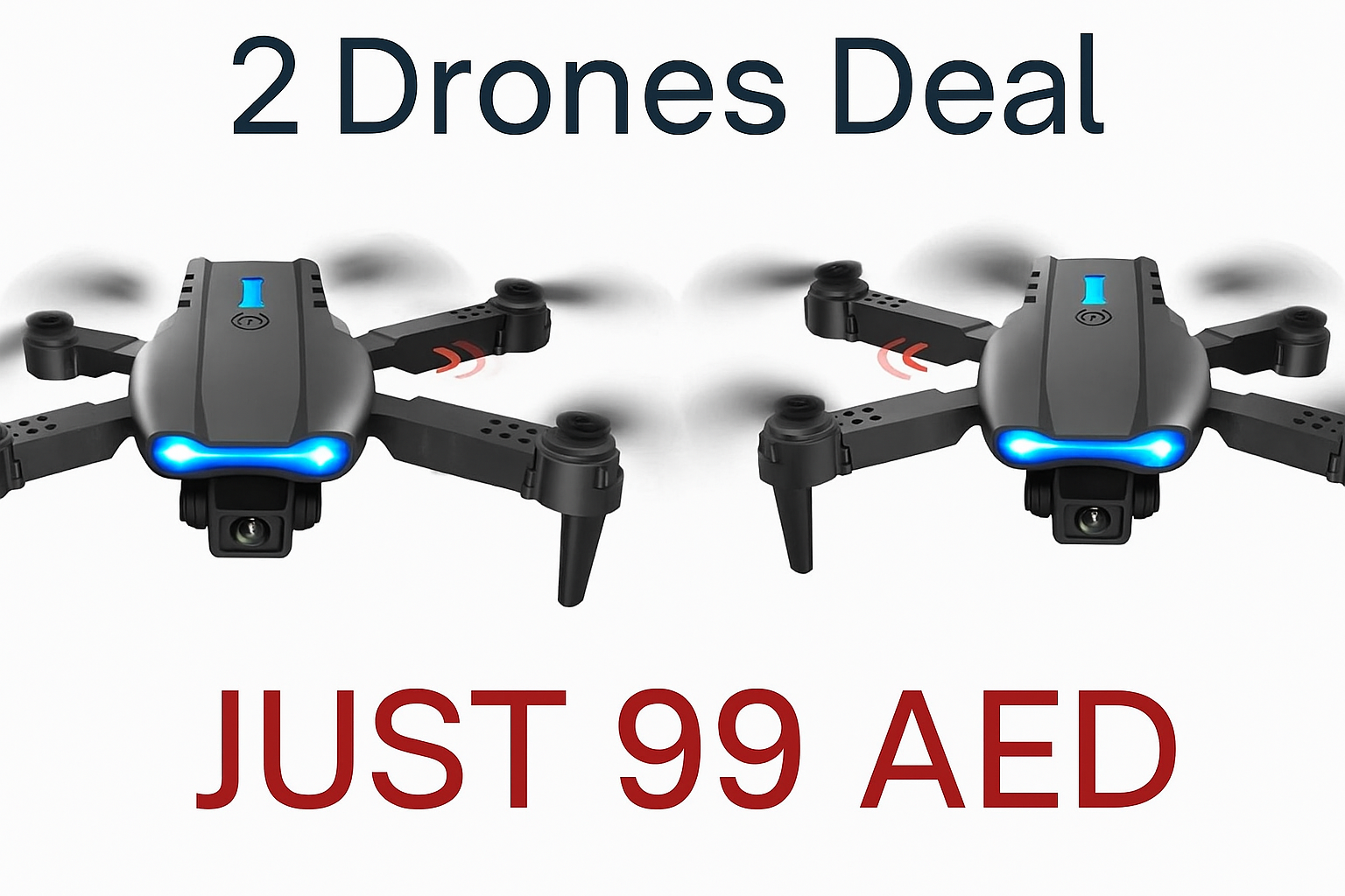 2️⃣ Pieces of E99 HD 📸 Camera Drone ✈️🔥