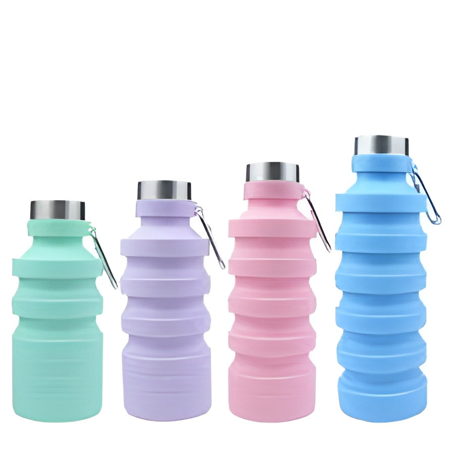 Hot Pink Silver Foil Cup Quencher H2.0 - Water Bottle / Sipper Cup