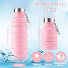 Hot Pink Silver Foil Cup Quencher H2.0 - Water Bottle / Sipper Cup