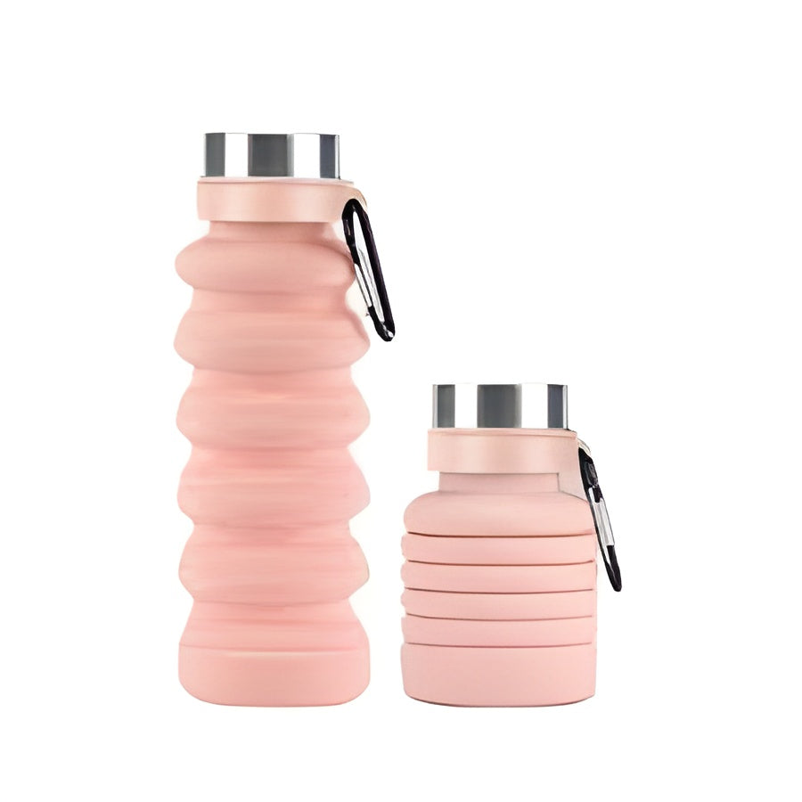 Hot Pink Silver Foil Cup Quencher H2.0 - Water Bottle / Sipper Cup