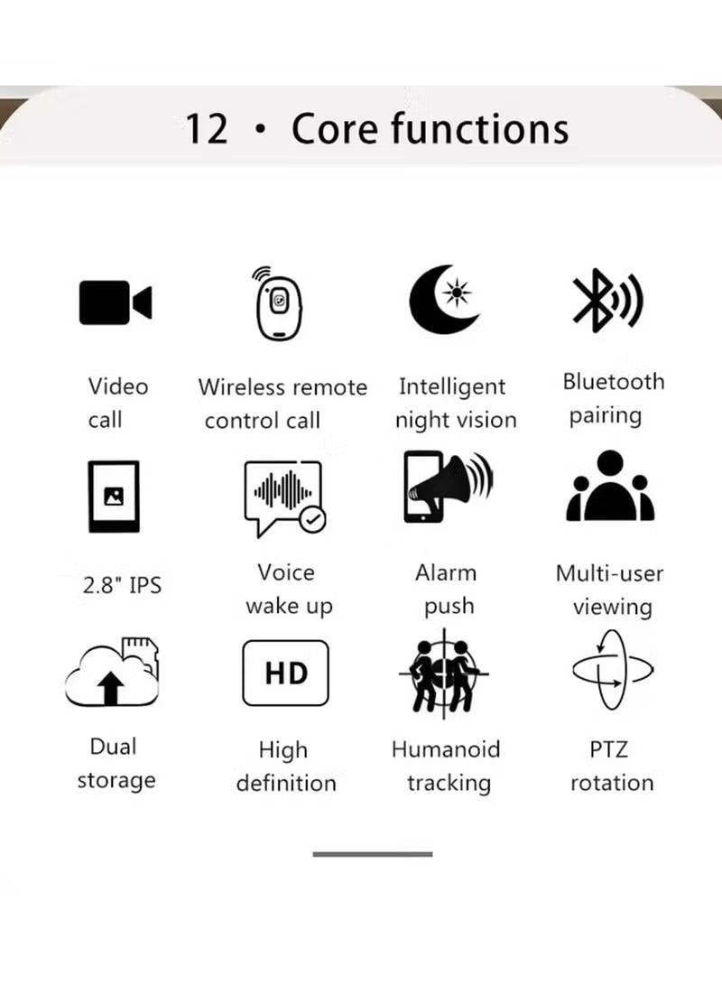 Dual WIFI Light Bulb Security Camera - 360° WiFi CCTV Camera for Home