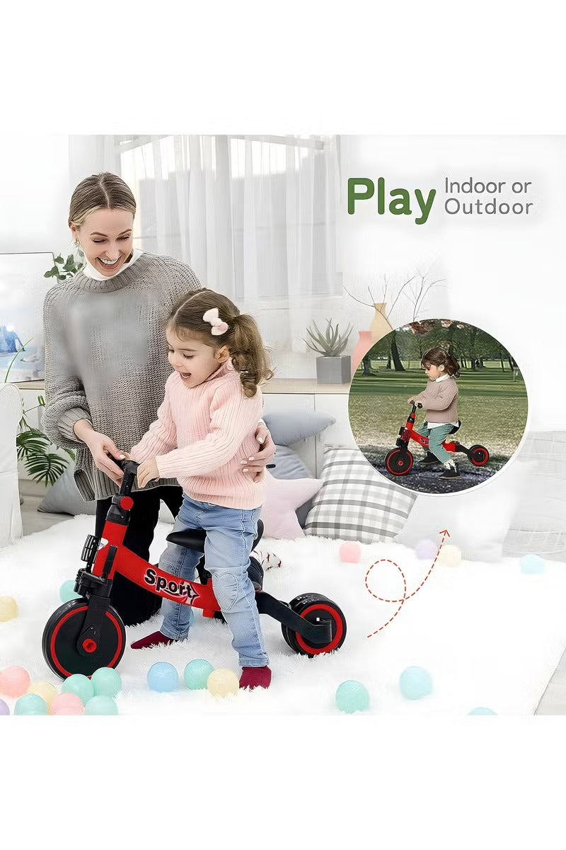 3-in-1 Convertible Kids Tricycle Balance Bike