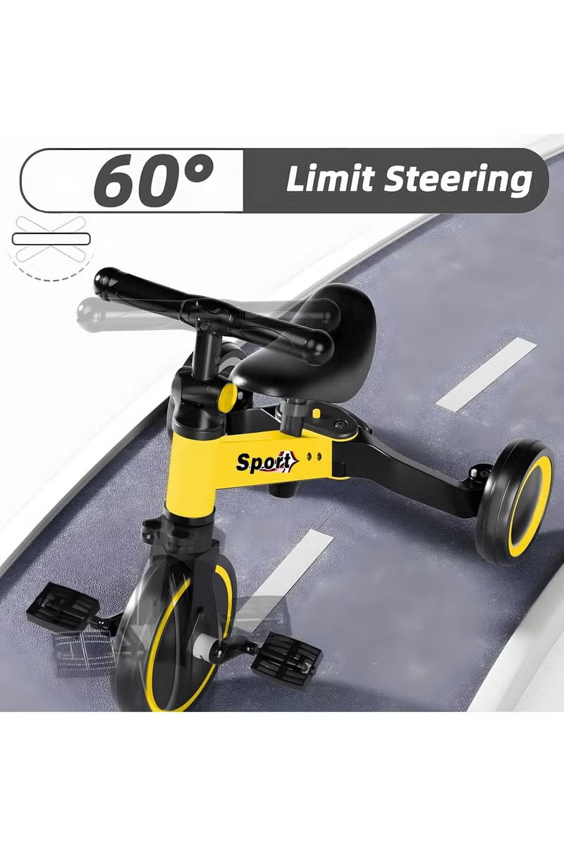 3-in-1 Convertible Kids Tricycle Balance Bike