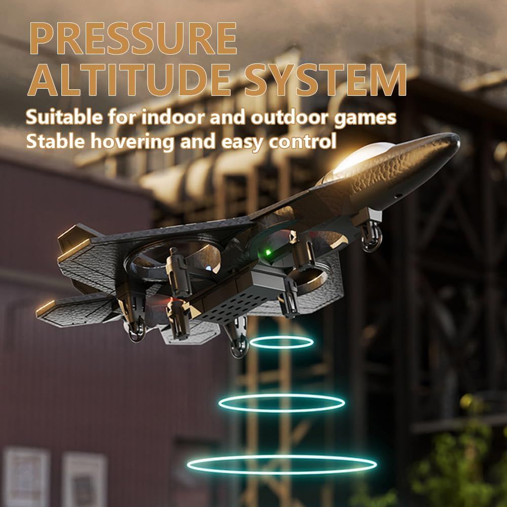E99 4K Camera Drone + High-Speed Fighter Jet Toy